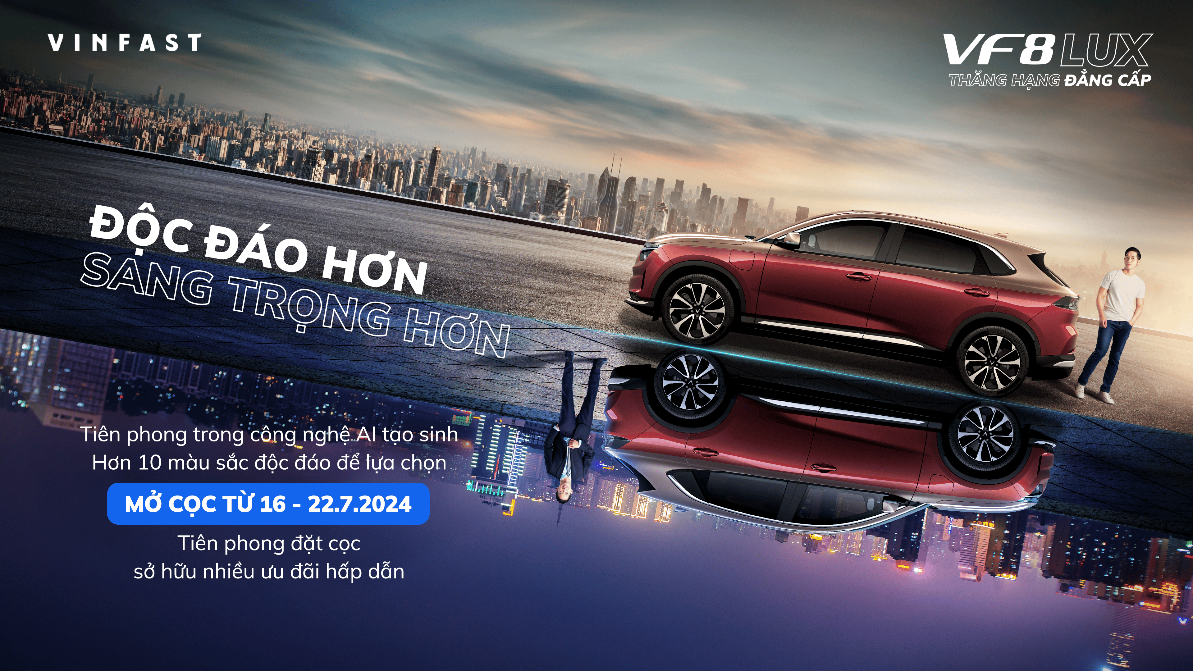 VinFast Ra Mắt VF 8 Lux – Phiên Bản “Thăng Hạng Đẳng Cấp